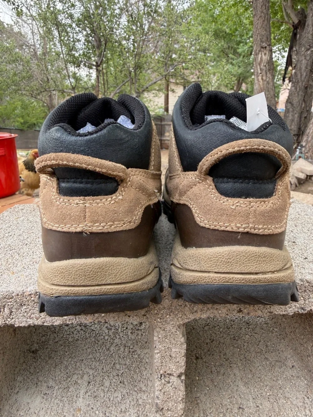 Totes Tricia boots in the tan colorway